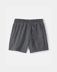 Boys Twill Shorts - Grey