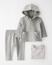 Baby Organic Cotton 3-Piece Playwear Set