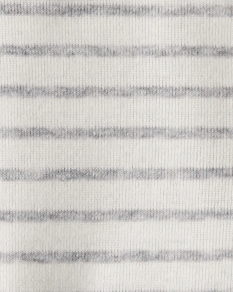 Baby Boy 5-Pack Hippo Multipack Bodysuits - Brown/Blue/White