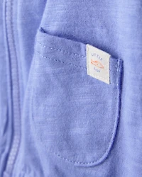 Baby 3-Piece Beach Hoodie Layering Set - Blue