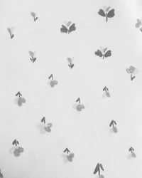 Baby Girl 3-Piece Sherpa Vest Outfit Set - Grey