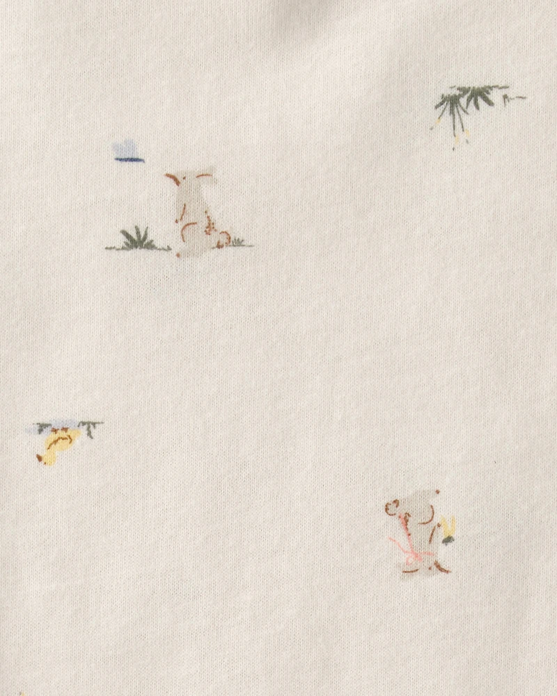 Baby Girl 2-Piece Easter Bunny Jumper Set - Pink/Ivory