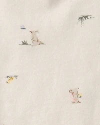 Baby Girl 2-Piece Easter Bunny Jumper Set - Pink/Ivory