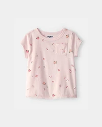Baby Girl Floral Top - Pink