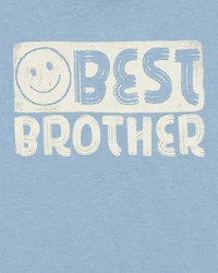 Boys Best Brother Short-Sleeve Graphic Tee - Blue