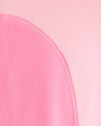 Girls Axolotl Fleece Hooded Zip-Up 1-Piece Pajama Jumpsuit - Pink