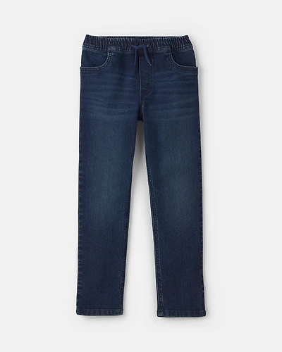 Boys Denim Straight Jeans - Dark Wash
