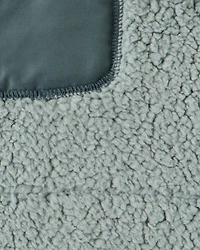 Girls Sherpa Vest - Green