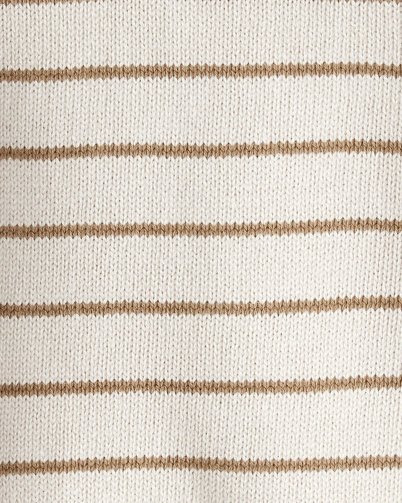 Baby Boy 2-Piece Long-Sleeve Tee & Pant Set - Ivory/Brown