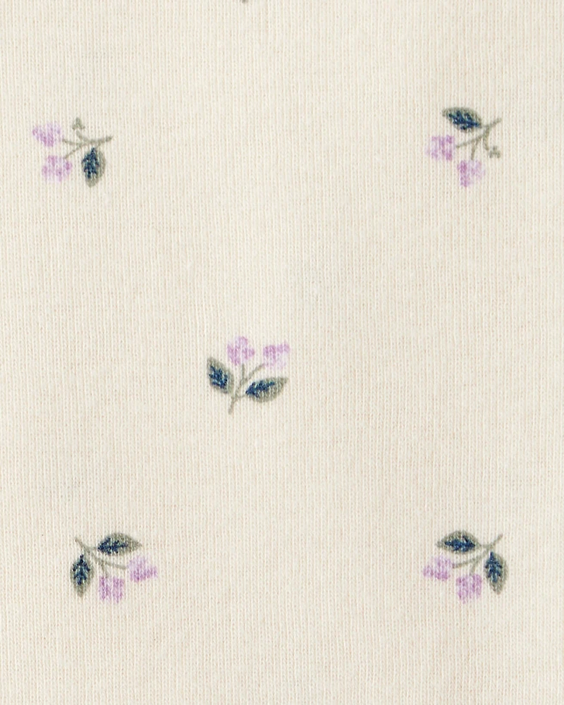 Baby 3-Piece Floral Quilted Little Jacket Set