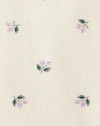 Baby 3-Piece Floral Quilted Little Jacket Set