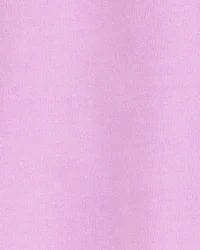 Kid 2-Piece Ribbed Tank Top & Active Drawstring Skort Set - Purple