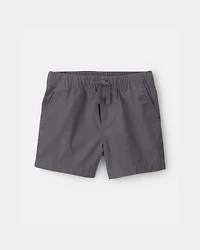 Baby Boy Canvas Shorts - Grey