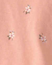 Baby Girl Floral Top - Orange