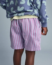 Toddler Boy Playground Shorts in Stripes