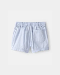 Toddler Boy 2-Piece Button-Down Shirt & Short Set - Blue