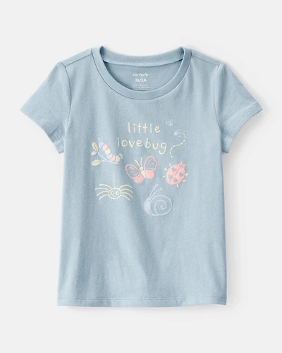Toddler Girl Lovebug Short-Sleeve Graphic Tee - Blue