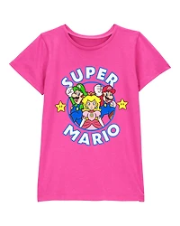 Girls Super Mario™ Short-Sleeve Graphic Tee - Pink
