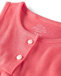 Toddler Girl 2-Pack Organic Cotton Knit Tanks