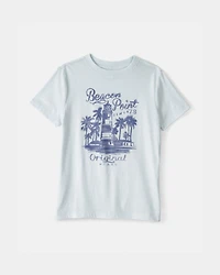 Kids Lighthouse Graphic Tee - Blue