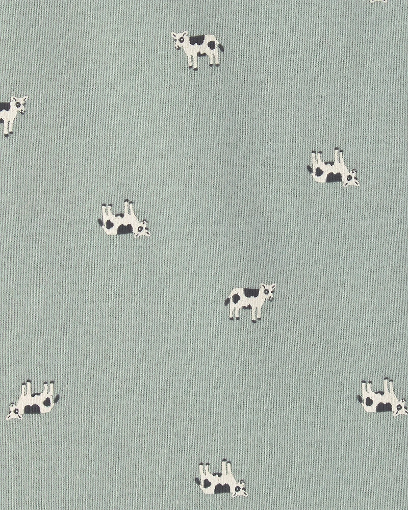 Baby 5-Pack Farm Animal Short-Sleeve Multipack Bodysuits