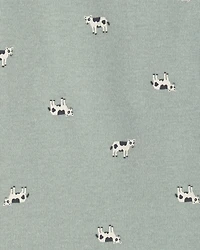 Baby 5-Pack Farm Animal Short-Sleeve Multipack Bodysuits