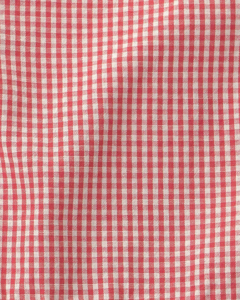Girls 2-Piece Top & Short Set Made with Organic Cotton in Red Gingham