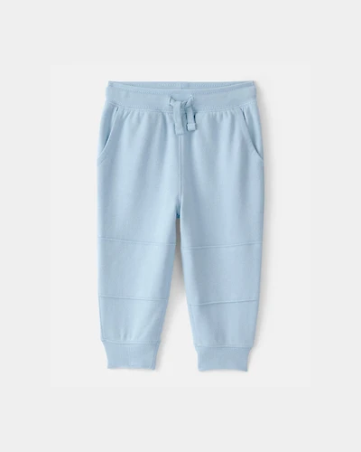 Baby Boy French Terry Joggers - Blue