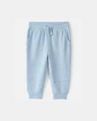 Baby Boy French Terry Joggers - Blue