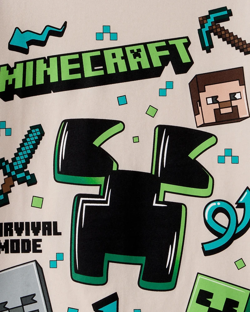 Boys Minecraft® Short-Sleeve Graphic Tee - Tan