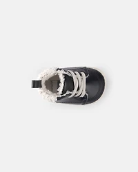 Baby Boy High Top Sneakers - Black