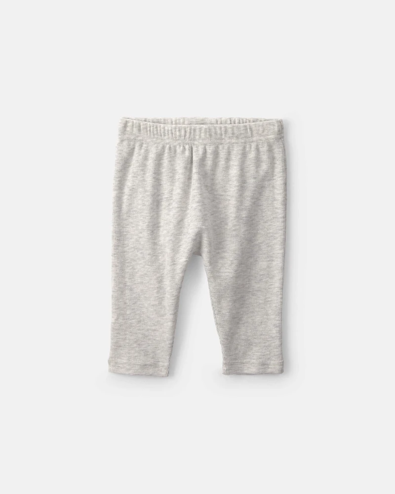 Baby 2-Piece 'Tiny Turkey' French Terry Top & Pant Set - Grey