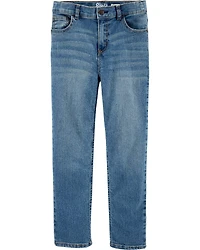 Kid Medium Wash Straight-Leg Jeans