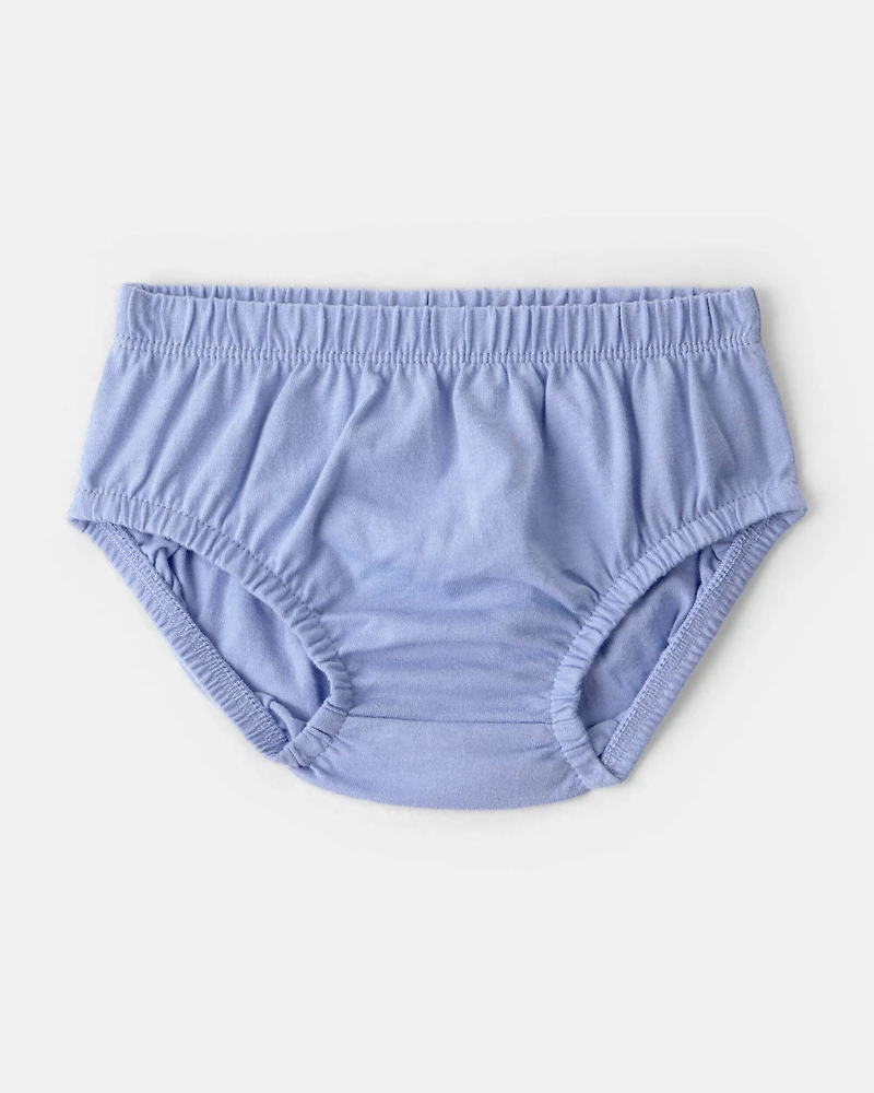 Baby Girl Sleeveless Floral Dress - Blue