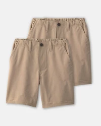 Boys -Pack Uniform Active Pull-On Shorts