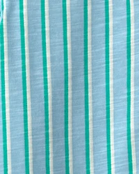 Boys Striped Short-Sleeve Button-Down Shirt - Blue