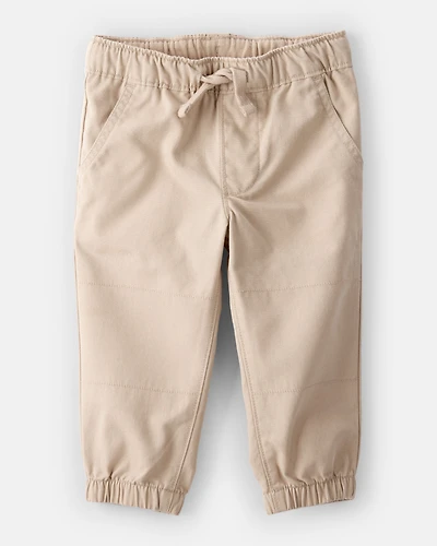 Baby Boy  Cotton Everyday Pull-On Jogger - Khaki