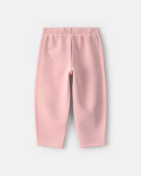 Toddler Girl Fleece Joggers - Pink