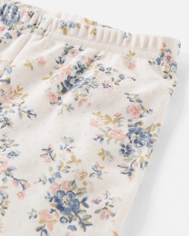 Toddler Girl Organic Cotton Pajamas Set
