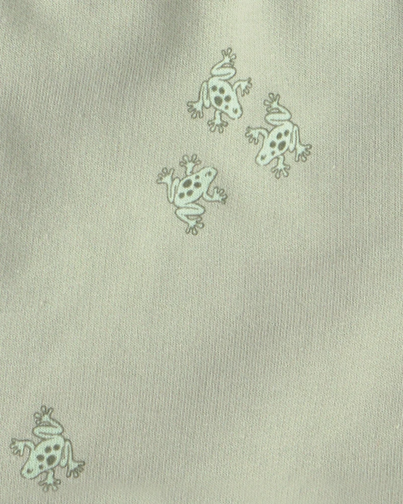 Toddler 2-Piece Frog Top & Short Set - Green