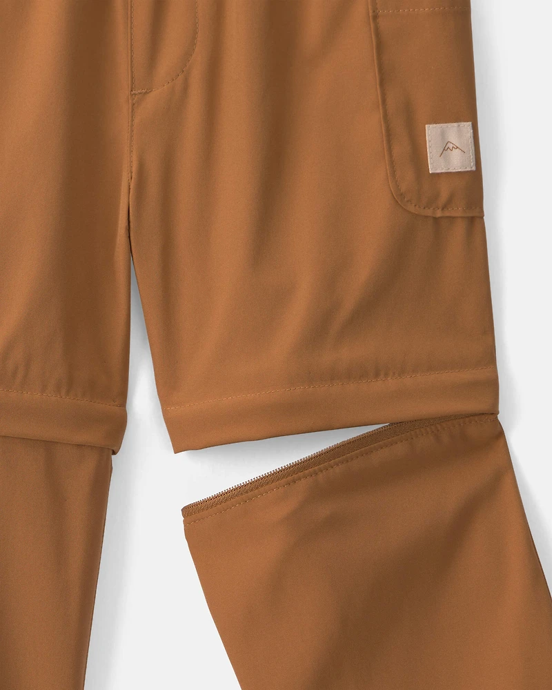 Toddler Boy Poplin Pants - Brown