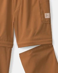 Toddler Boy Poplin Pants - Brown