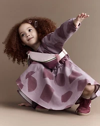 Toddler Girl Avenue Twirl™ Dress with Shapes - Mauve
