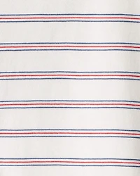 Baby Boy Striped Long-Sleeve Tee - Ivory