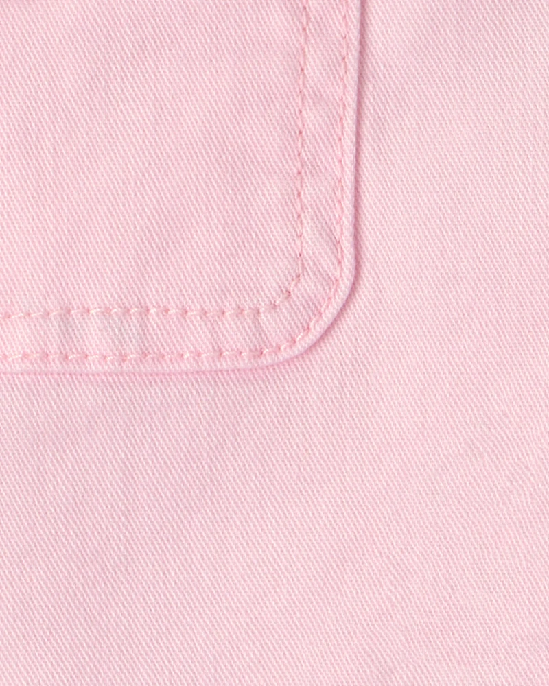 Girls Utility Shorts - Pink
