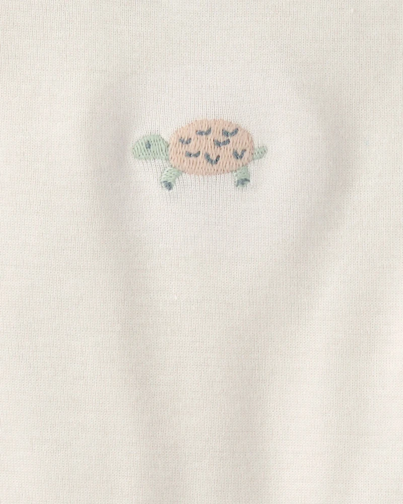 Baby 5-Pack Sleeveless Multipack Animal Bodysuits - Cream