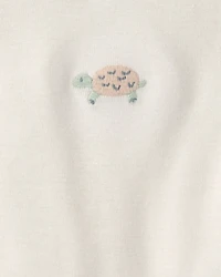 Baby 5-Pack Sleeveless Multipack Animal Bodysuits - Cream