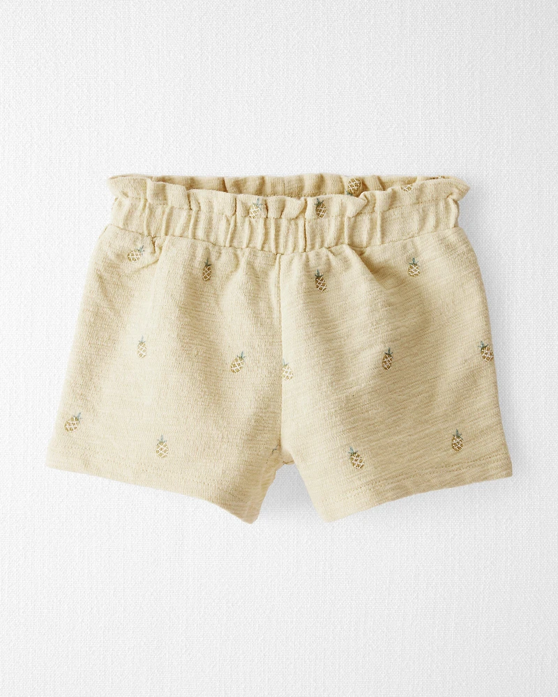 Baby Girl 2-Piece Pineapple-Print Set Made With Organic Cotton
