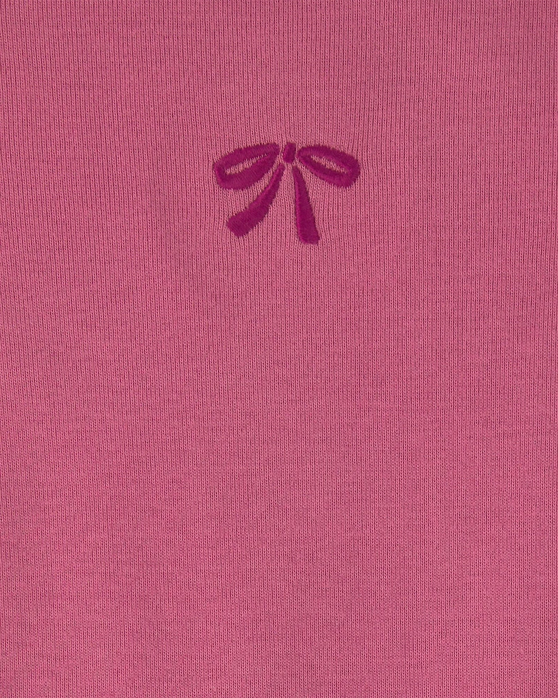 Baby Girl 5-Pack Teddy Bear Short-Sleeve Multipack Bodysuits - Pink/Purple