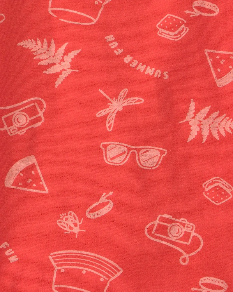 Toddler Summer Tee - Orange